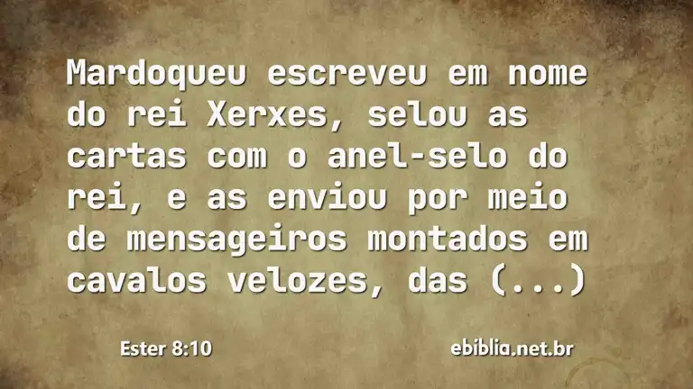 Ester 8:10