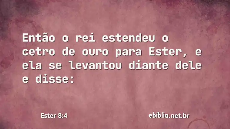 Ester 8:4