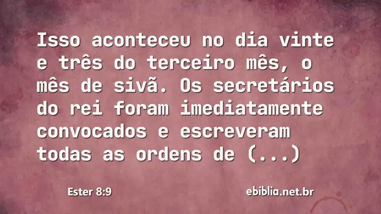 Ester 8:9