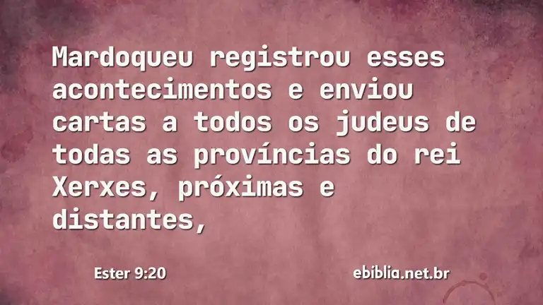 Ester 9:20