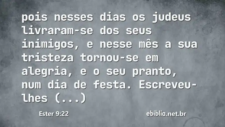 Ester 9:22