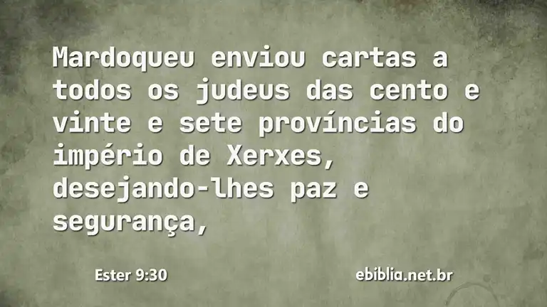 Ester 9:30