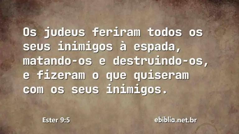 Ester 9:5