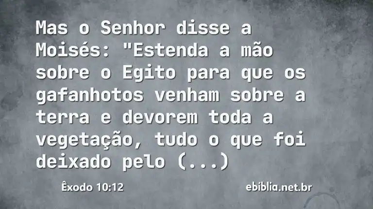 Êxodo 10:12