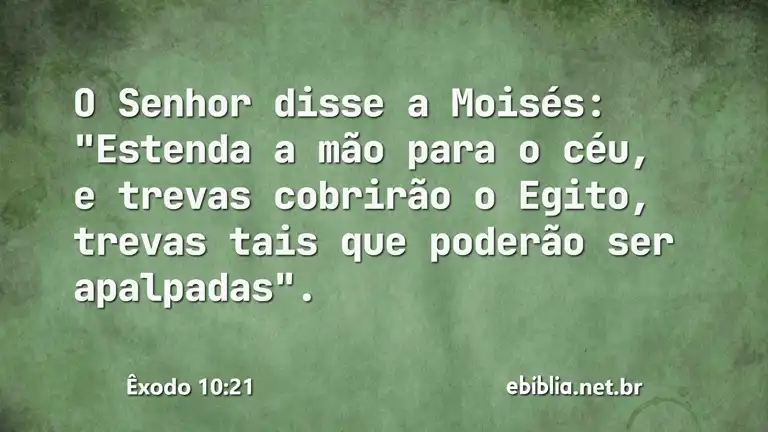 Êxodo 10:21