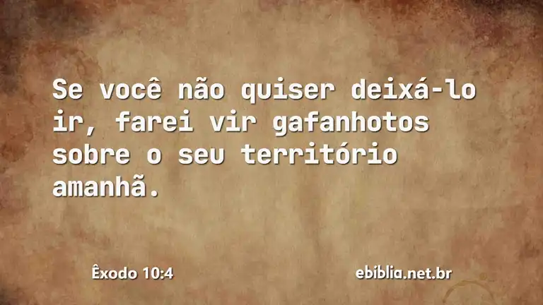 Êxodo 10:4