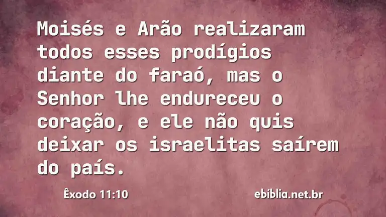 Êxodo 11:10