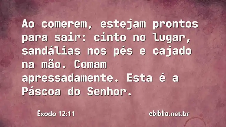 Êxodo 12:11