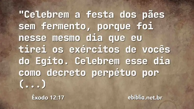 Êxodo 12:17