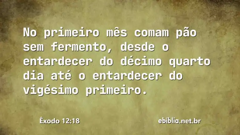 Êxodo 12:18