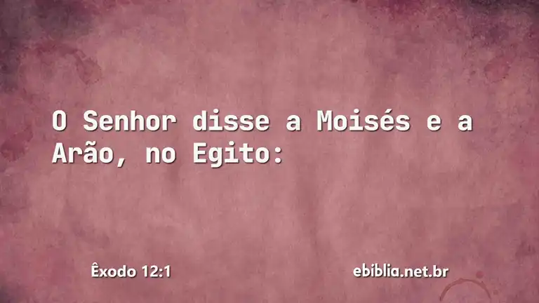 Êxodo 12:1