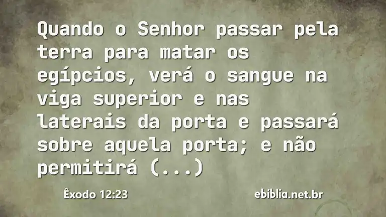 Êxodo 12:23