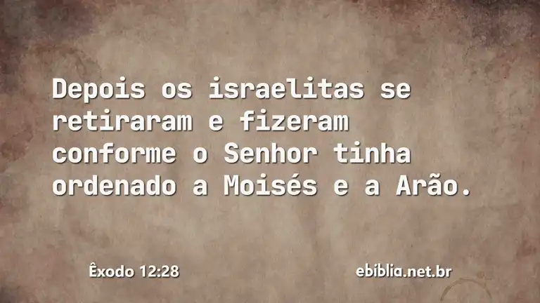 Êxodo 12:28