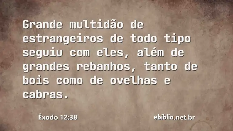 Êxodo 12:38