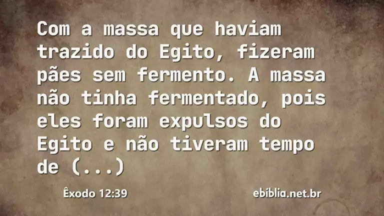 Êxodo 12:39