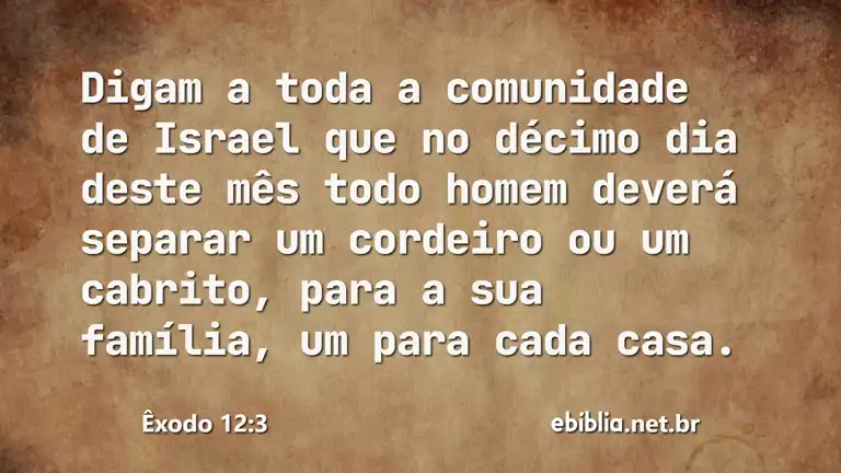 Êxodo 12:3