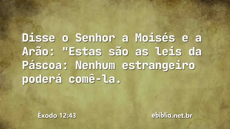 Êxodo 12:43