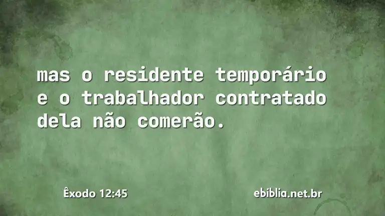 Êxodo 12:45