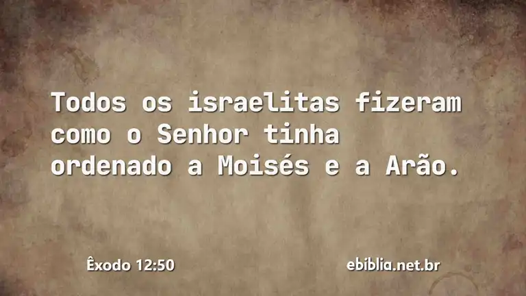 Êxodo 12:50