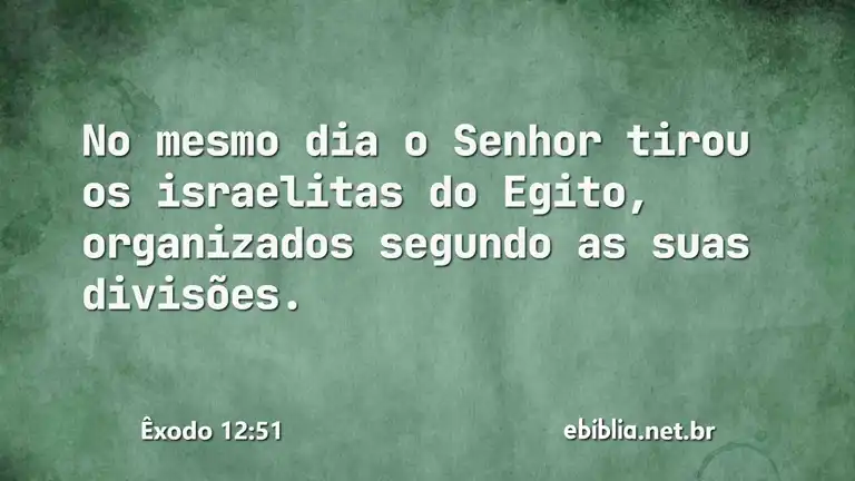 Êxodo 12:51