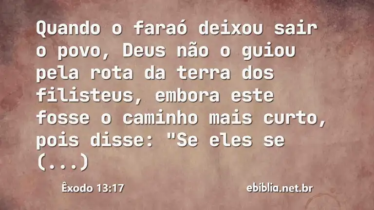 Êxodo 13:17