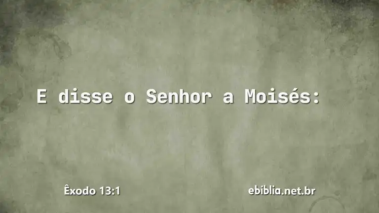 Êxodo 13:1