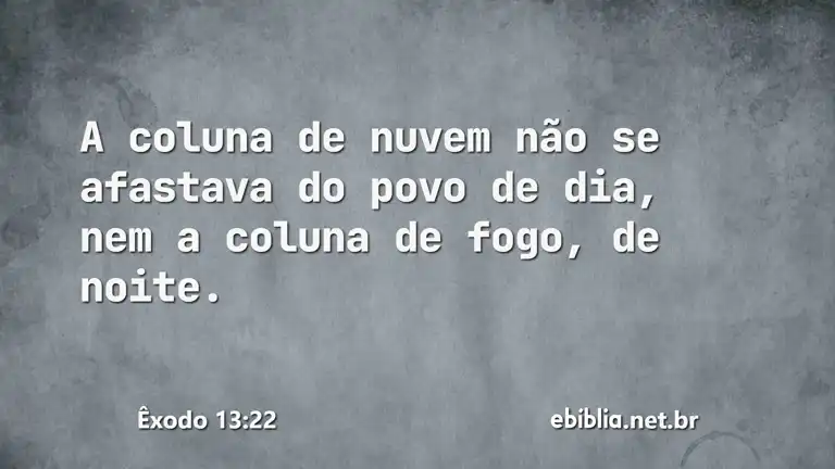 Êxodo 13:22