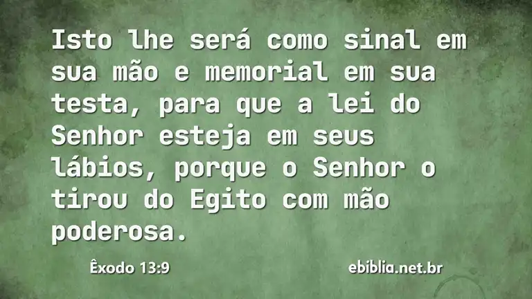 Êxodo 13:9