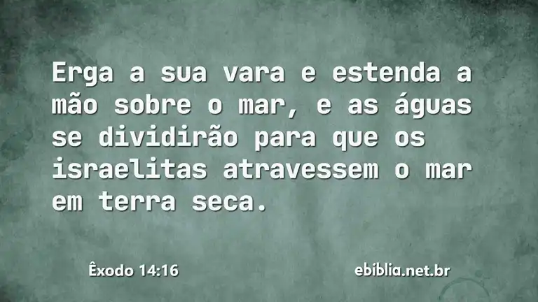 Êxodo 14:16