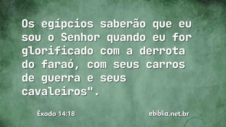 Êxodo 14:18