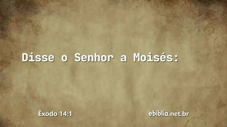 Êxodo 14:1