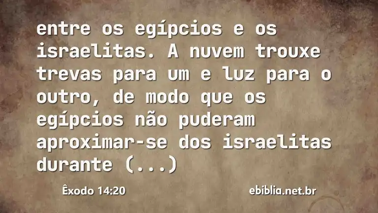 Êxodo 14:20