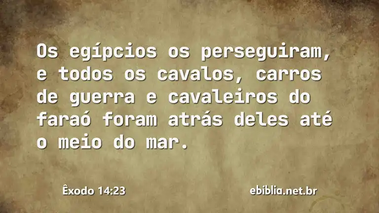 Êxodo 14:23