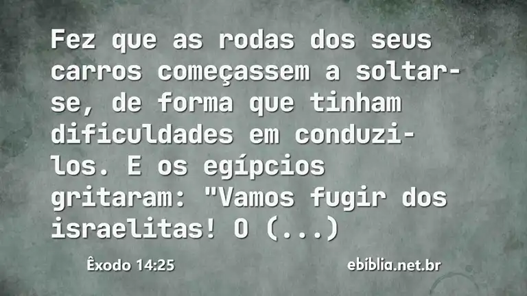 Êxodo 14:25