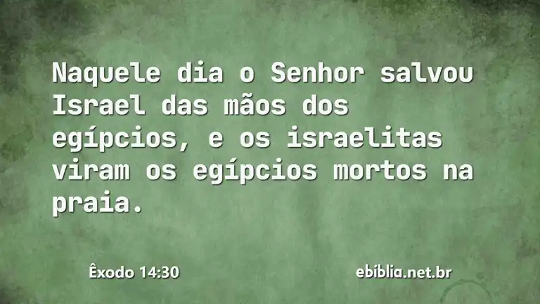 Êxodo 14:30