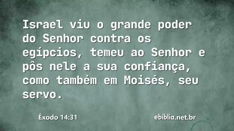 Êxodo 14:31