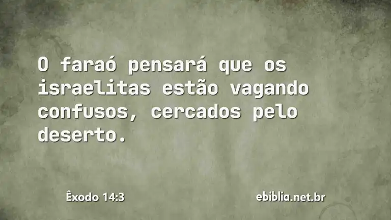 Êxodo 14:3