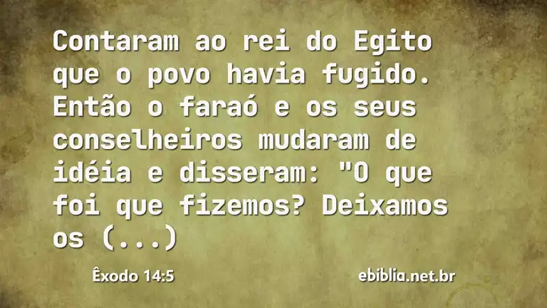 Êxodo 14:5