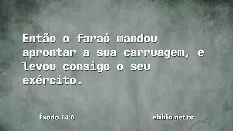 Êxodo 14:6