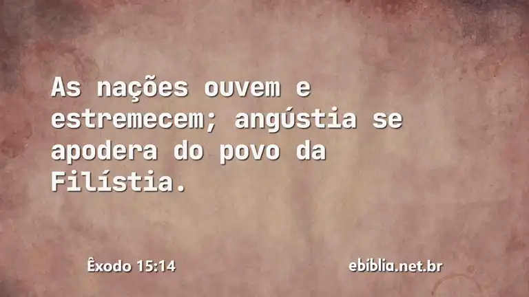 Êxodo 15:14