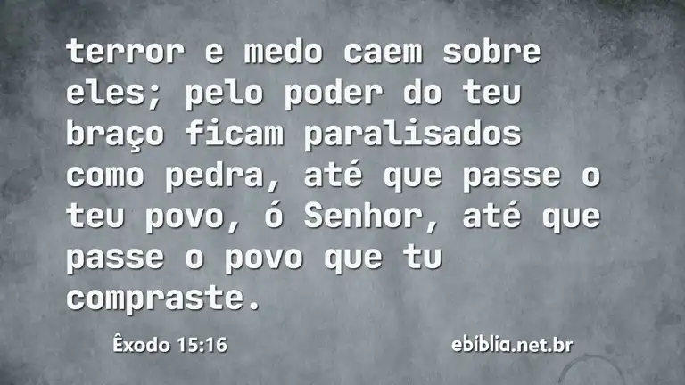 Êxodo 15:16