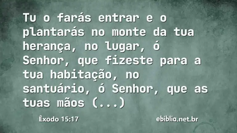 Êxodo 15:17