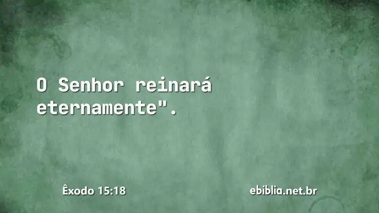 Êxodo 15:18