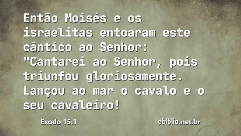 Êxodo 15:1