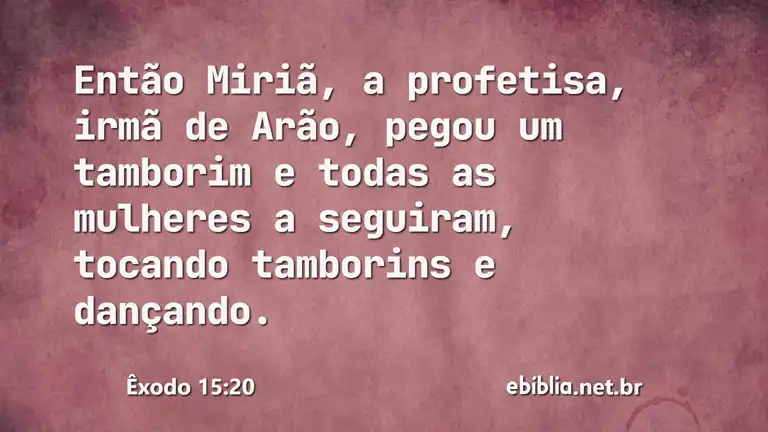 Êxodo 15:20