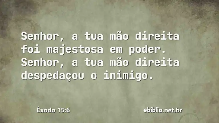 Êxodo 15:6