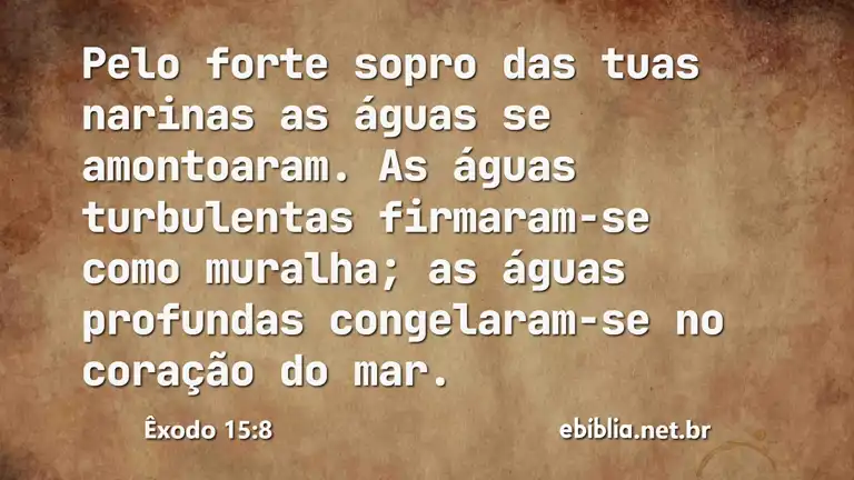 Êxodo 15:8