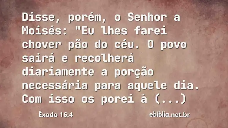 Êxodo 16:4