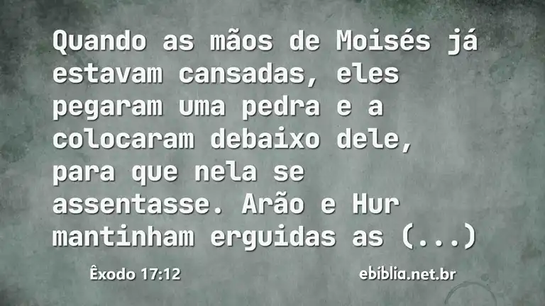 Êxodo 17:12