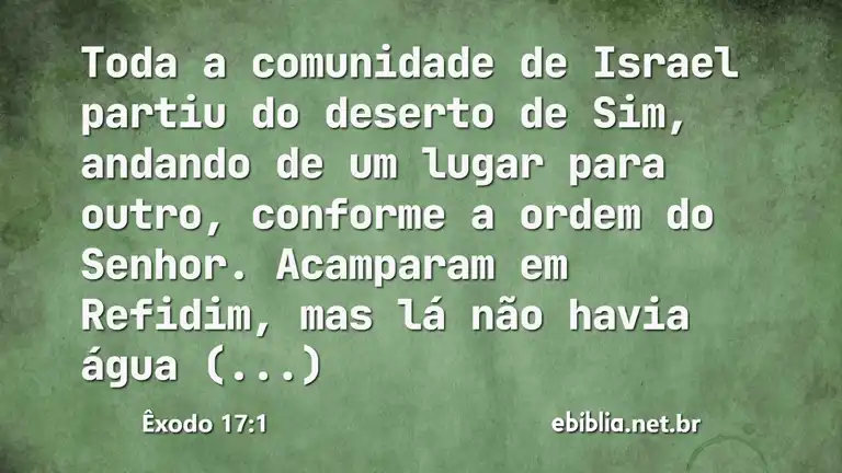 Êxodo 17:1